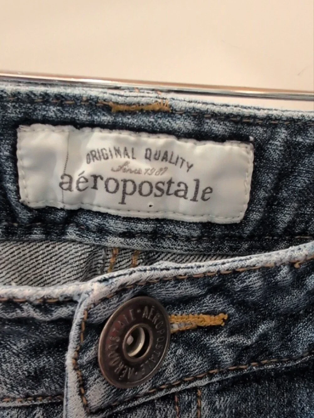 Aeropostale Light Blue Denim Shorts
